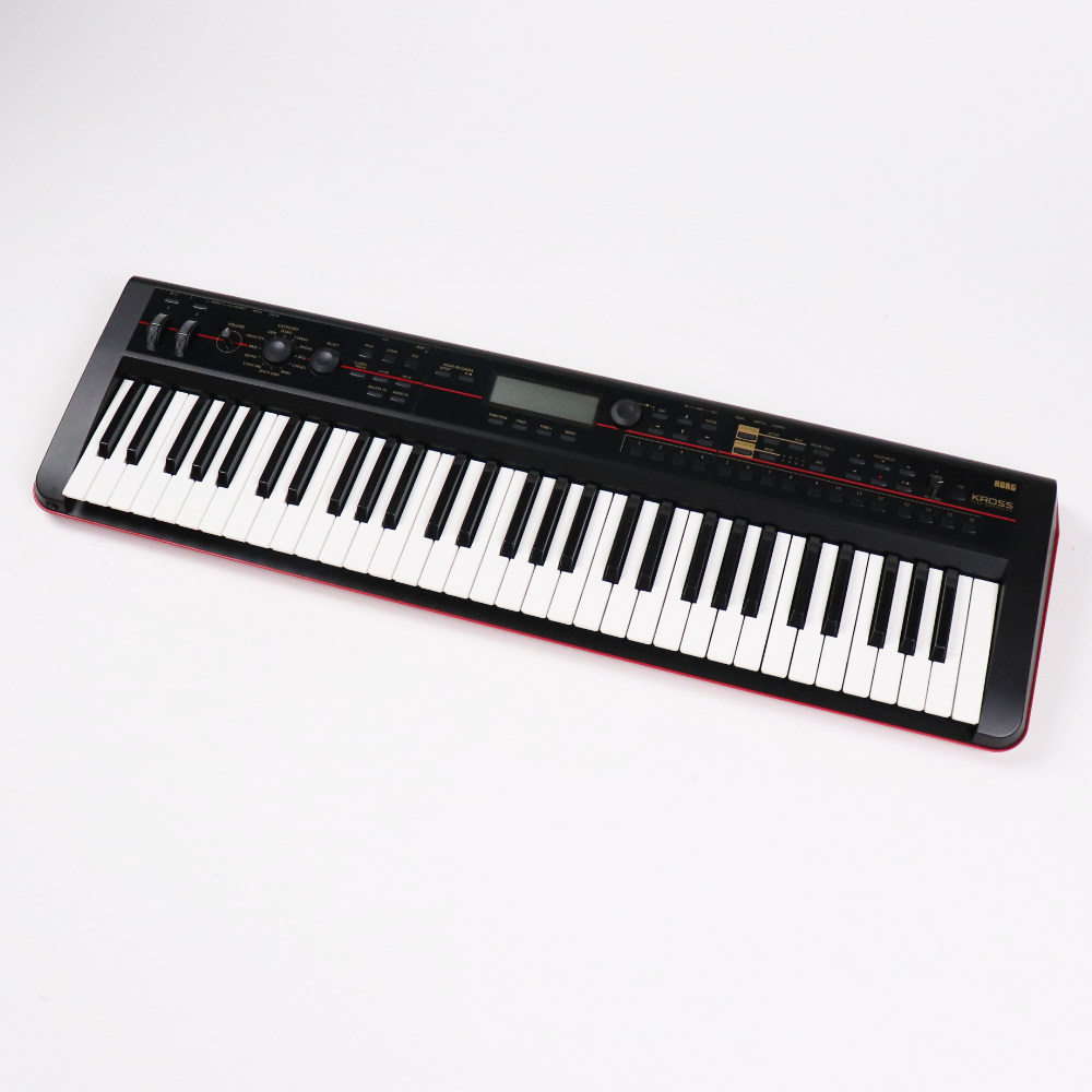【中古】 シンセサイザー KORG コルグ KROSS 61 本体画像 斜め 