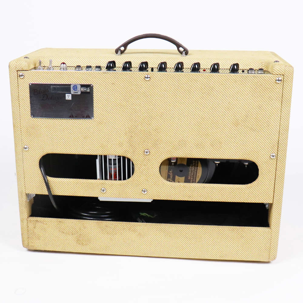 【中古】 ギターアンプ コンボ Fender Blues Deluxe Reissue Tweed フェンダー ブルースデラックス リイシュー ツイード柄 真空管アンプ 本体画像 裏