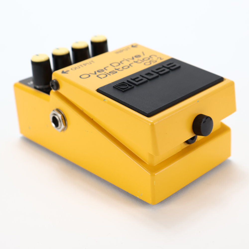 【中古】オーバードライブ ディストーション エフェクター BOSS OS-2 OverDrive Distortion ギターエフェクター 側面