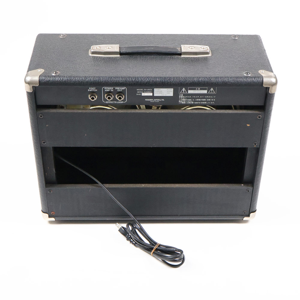 【中古】 ギターアンプ FENDER JAPAN SV-20CE 背面