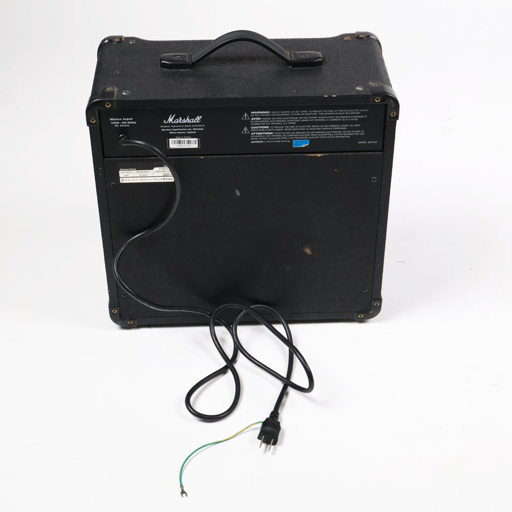 【中古】ギターアンプ マーシャル MARSHALL MG15CD 小型ギターアンプ コンボ 背面