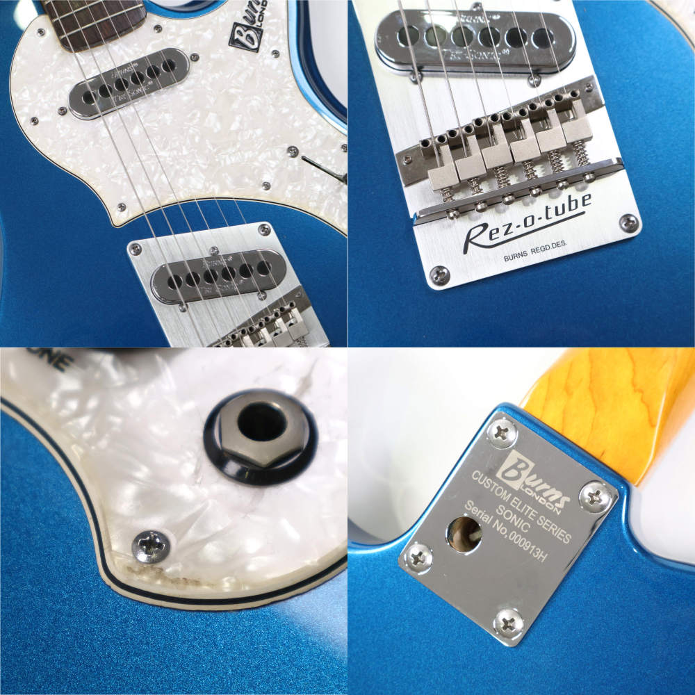 【中古】Burns LONDON バーンズ ロンドン SONIC CUSTOM ELITE SERIES 2013年製 エレキギター 詳細画像