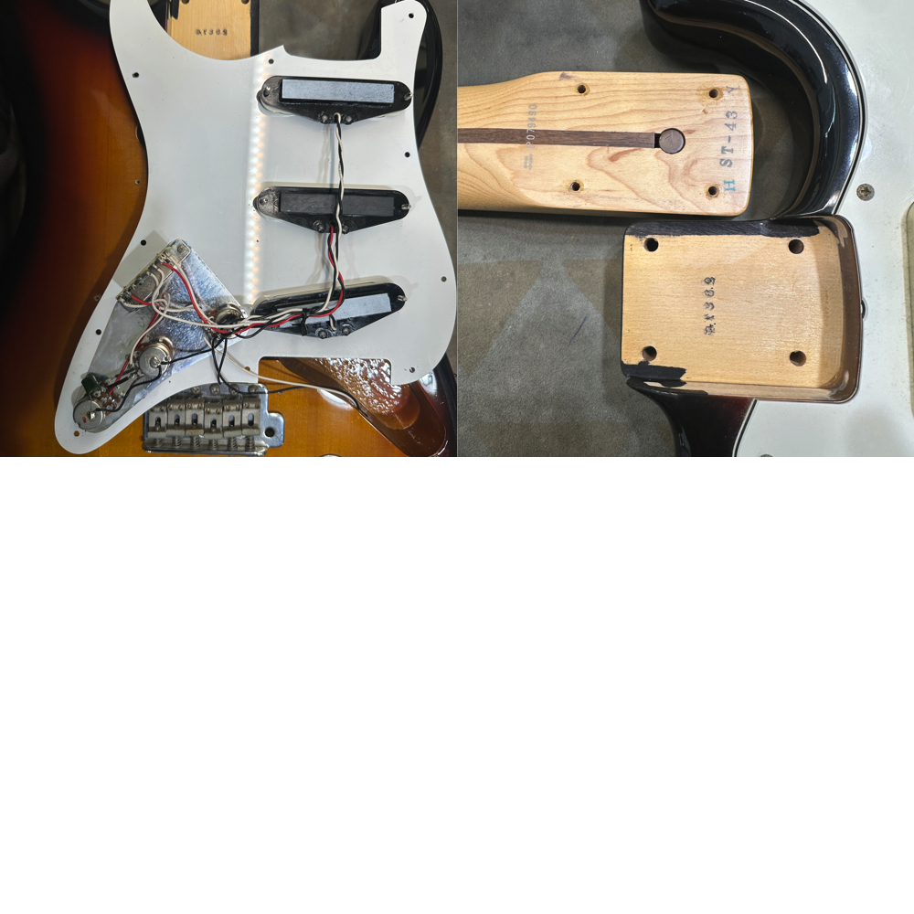 【中古】 エレキギター Fender Japan ST-43 3TS Rosewood FingerBoard フェンダージャパン ストラトキャスター 2000年代前半 日本製 MADE IN JAPAN ネックポケット