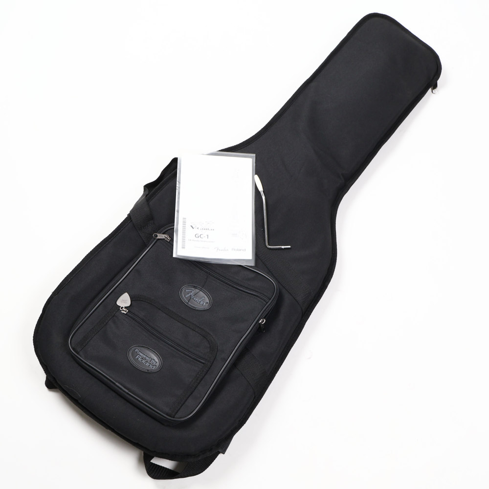 【中古】 エレキギター Fender / Roland GC-1 GK-Ready Stratocaster Maple FingerBoard Black 2012年製 GKピックアップ内蔵ストラトキャスター フェンダー ローランド ケース