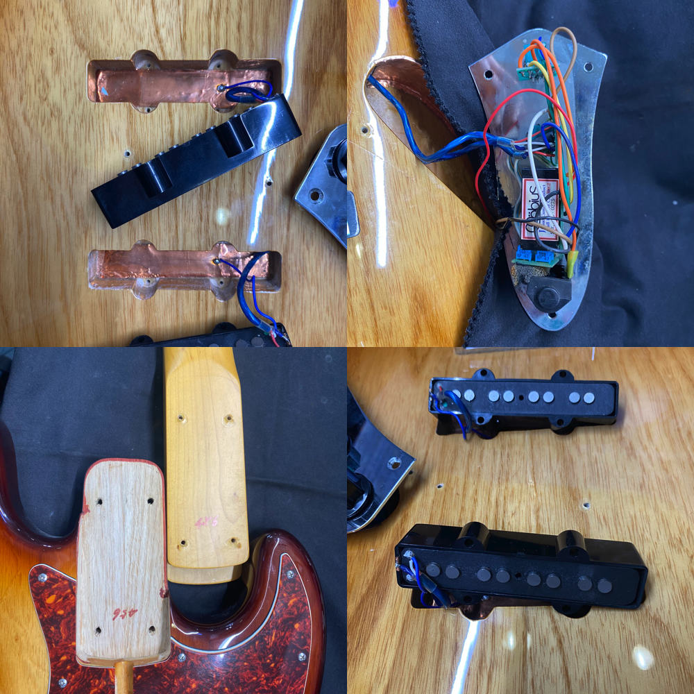 【中古】JIRAUD ジラウド Mobius メビウス 4st 4弦エレキベース ピックアップ