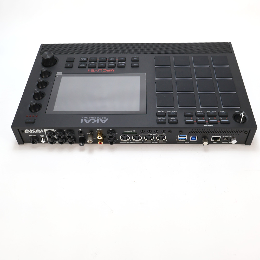 【中古】アカイ AKAI MPC LIVE II サンプラー モニタースピーカー内蔵スタンドアローンMPC 詳細画像