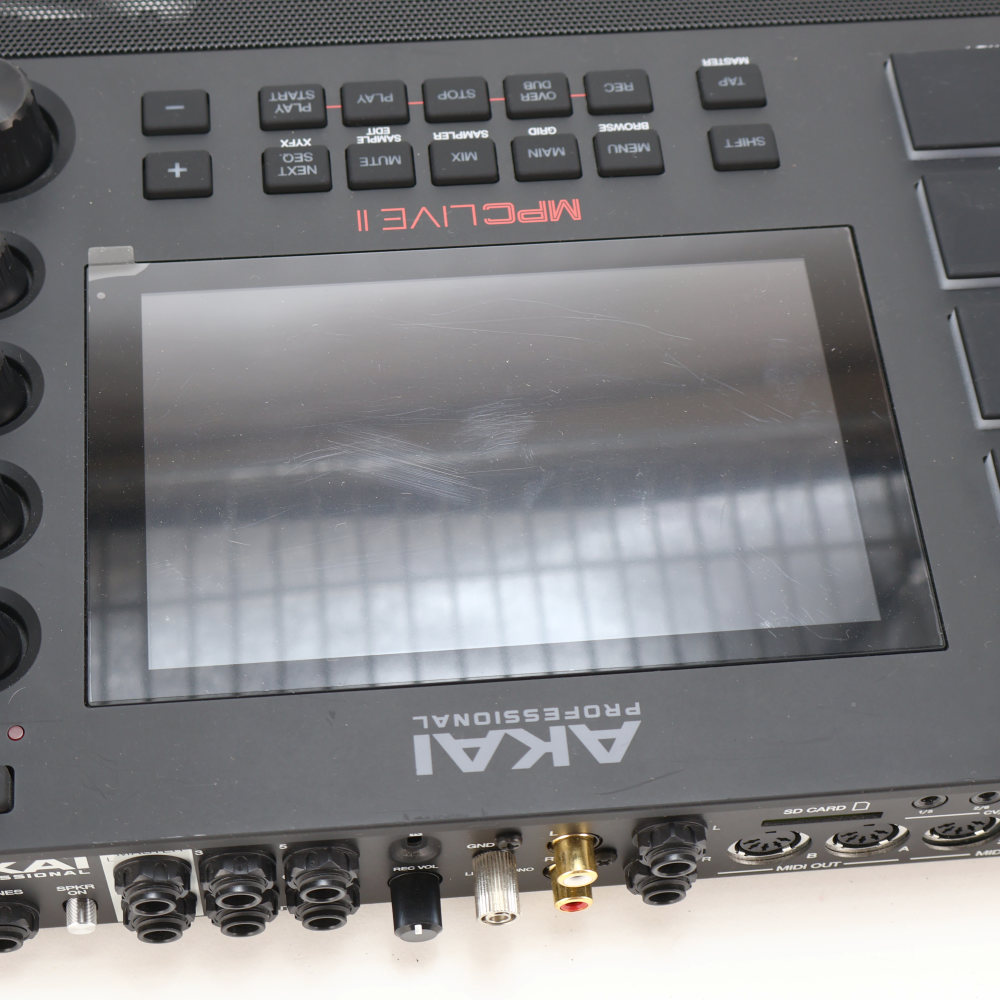 【中古】アカイ AKAI MPC LIVE II サンプラー モニタースピーカー内蔵スタンドアローンMPC 詳細画像