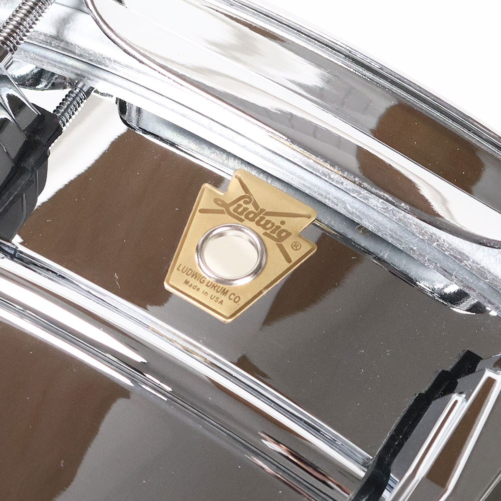 【中古】 スネアドラム ラディック Ludwig LM400 Supraphonic 14x5 スネアドラム エンブレム