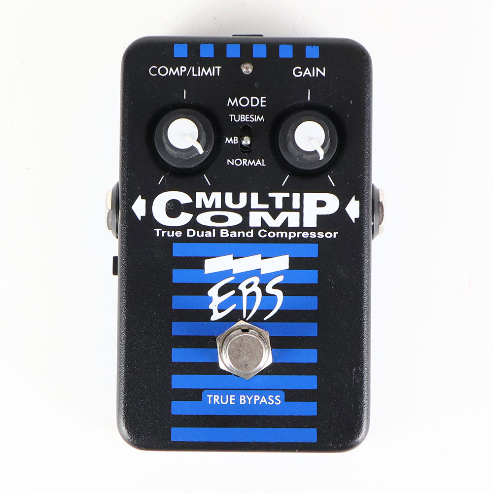 【中古】コンプレッサー エフェクター EBS MULTI COMP ベースエフェクター 旧型 正面