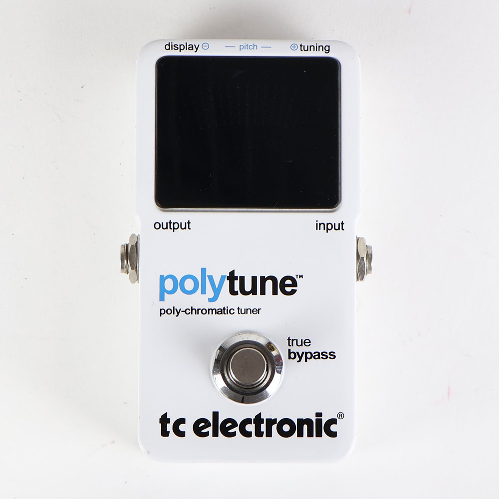 【中古】 チューナー tc electronic PolyTune 1 ポリフォニックチューナー ポリチューン ペダルチューナー 正面
