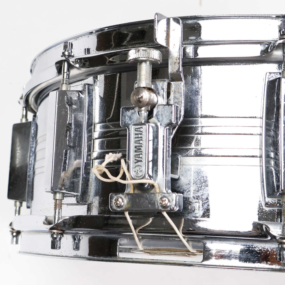 【中古】 スネアドラム ヤマハ YAMAHA SD350M 14x5 スチールシェル Made in Japan ストレイナー