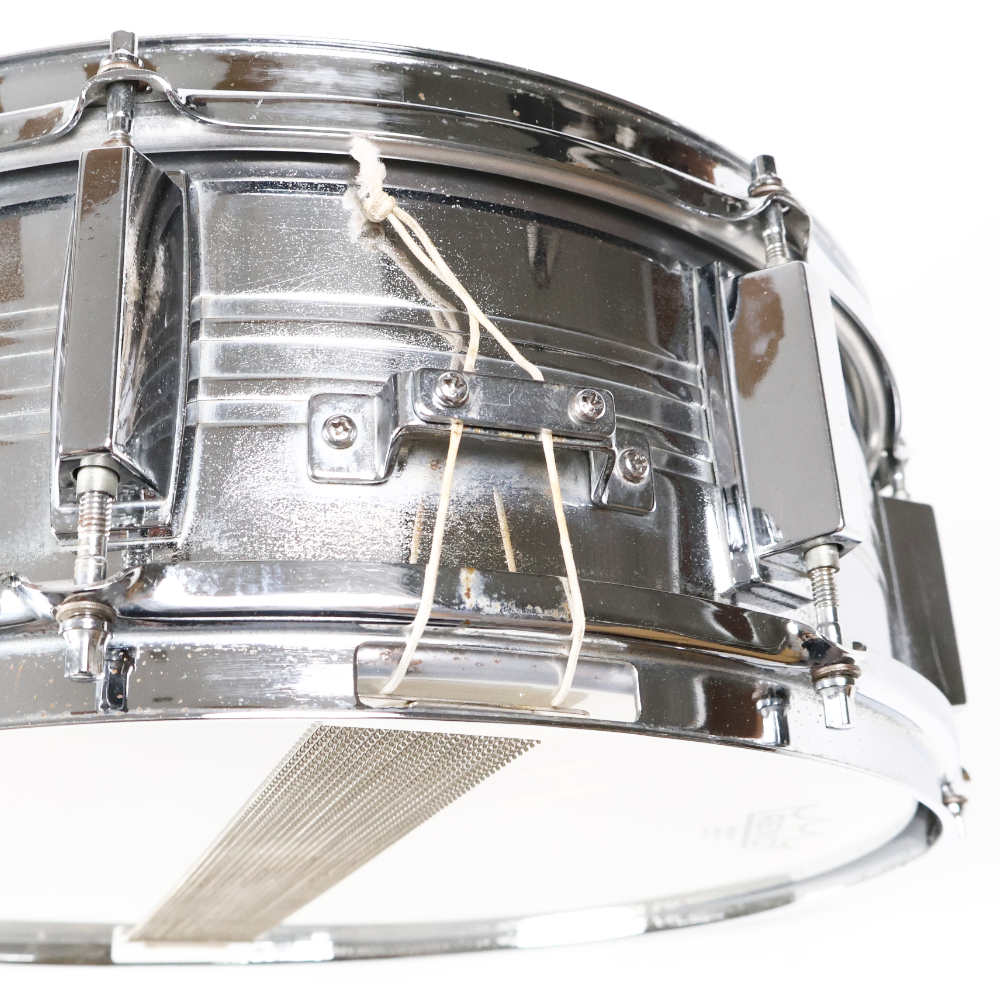 【中古】 スネアドラム ヤマハ YAMAHA SD350M 14x5 スチールシェル Made in Japan ストレイナー 2