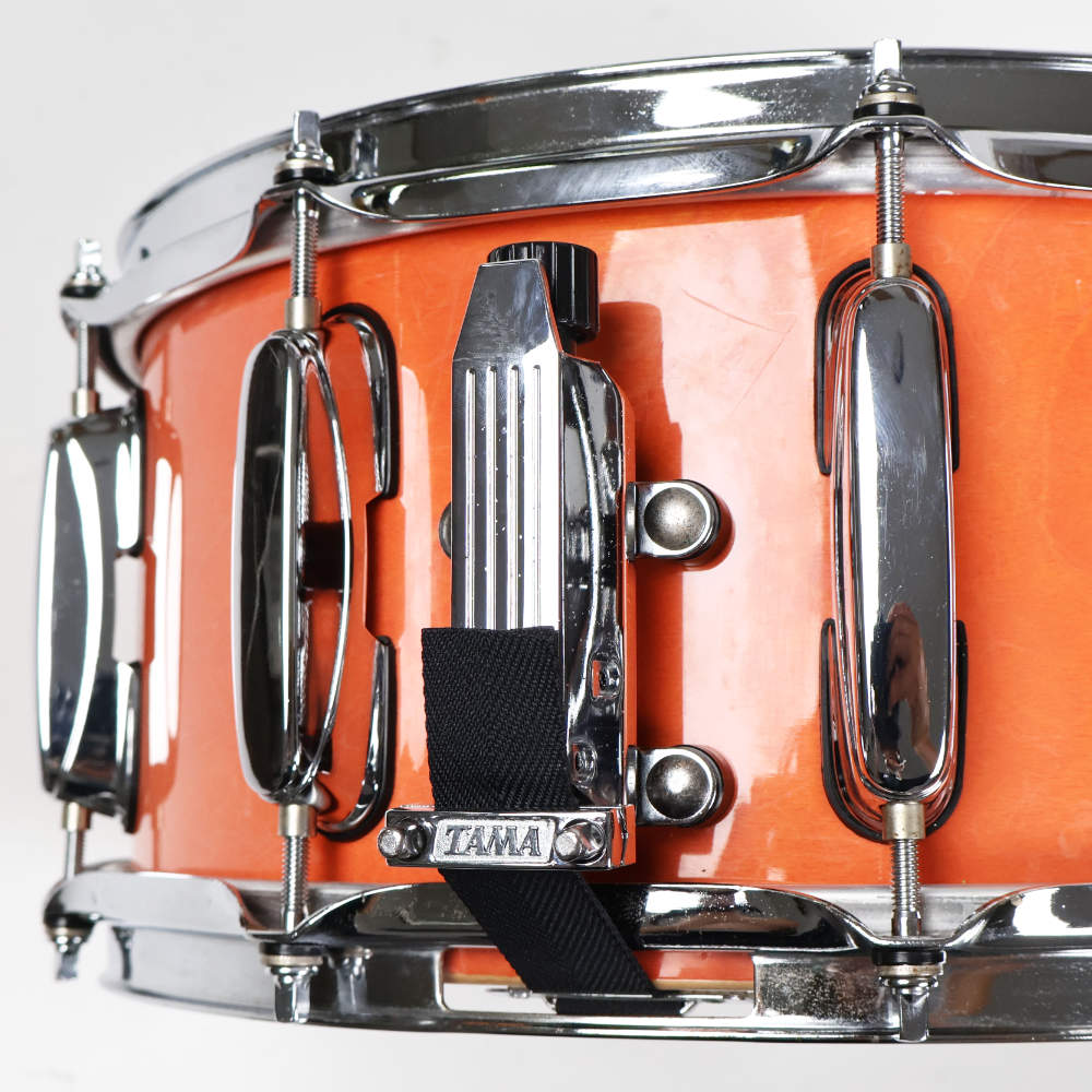 【中古】 スネアドラム タマ TAMA ウッドシェル スネアドラム 14x6.5 1990s ストレイナー