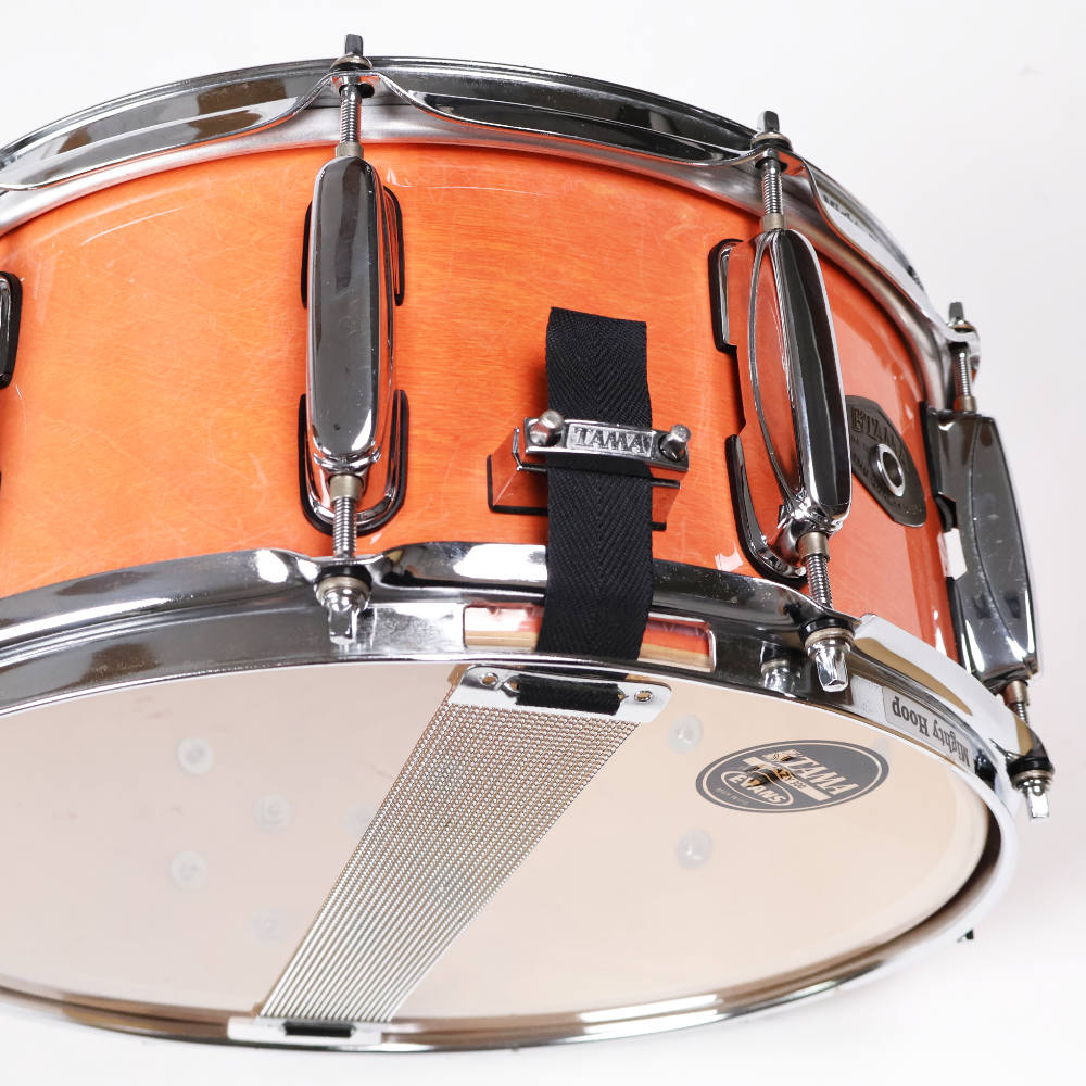 【中古】 スネアドラム タマ TAMA ウッドシェル スネアドラム 14x6.5 1990s ストレイナー 2