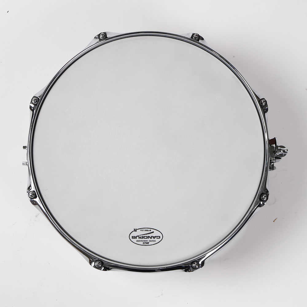 【中古】 スネアドラム カノウプス CANOPUS SSBG-1455 1ply Bubinga Shell Snare Drum 14x5.5 単板ブビンガシェル 打面