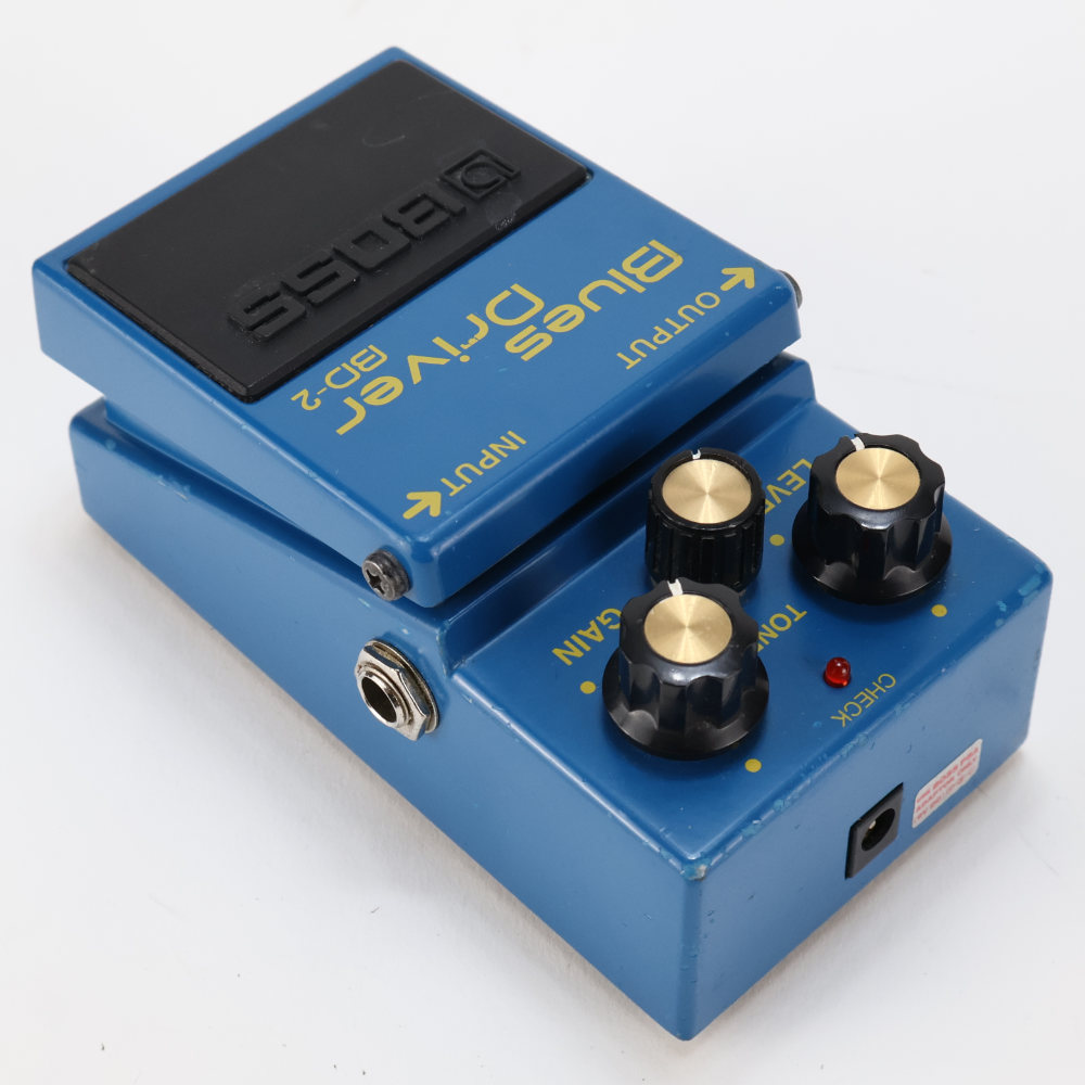 【中古】 ブルースドライバー エフェクター BOSS BD-2 Blues Driver ギターエフェクター オーバードライブ ブルドラ 本体画像 斜め