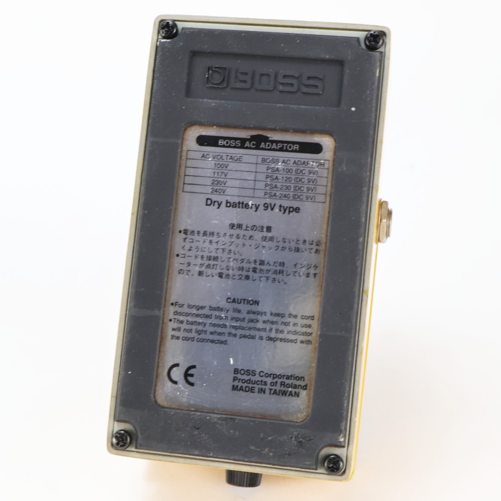 【中古】オーバードライブ ディストーション エフェクター BOSS OS-2 OverDrive Distortion ギターエフェクター 本体画像 裏