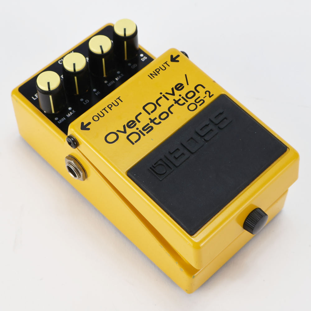 【中古】オーバードライブ ディストーション エフェクター BOSS OS-2 OverDrive Distortion ギターエフェクター 本体画像 斜め 2