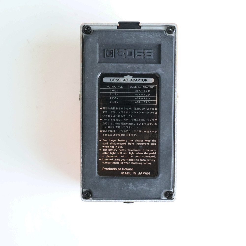 【中古】 ディストーション エフェクター BOSS DS-1 Distortion Made in Japan ギターエフェクター 裏面
