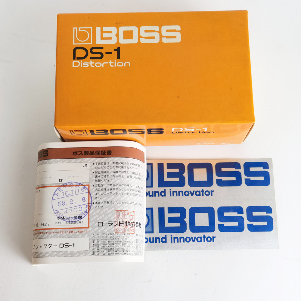 【中古】 ディストーション エフェクター BOSS DS-1 Distortion Made in Japan ギターエフェクター 付属品