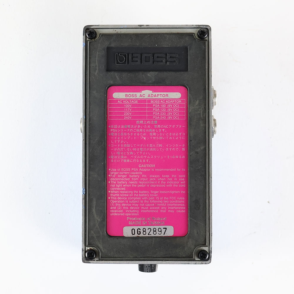 【中古】スーパーコーラス エフェクター BOSS CH-1 Super Chorus ギターエフェクター コーラス 裏面