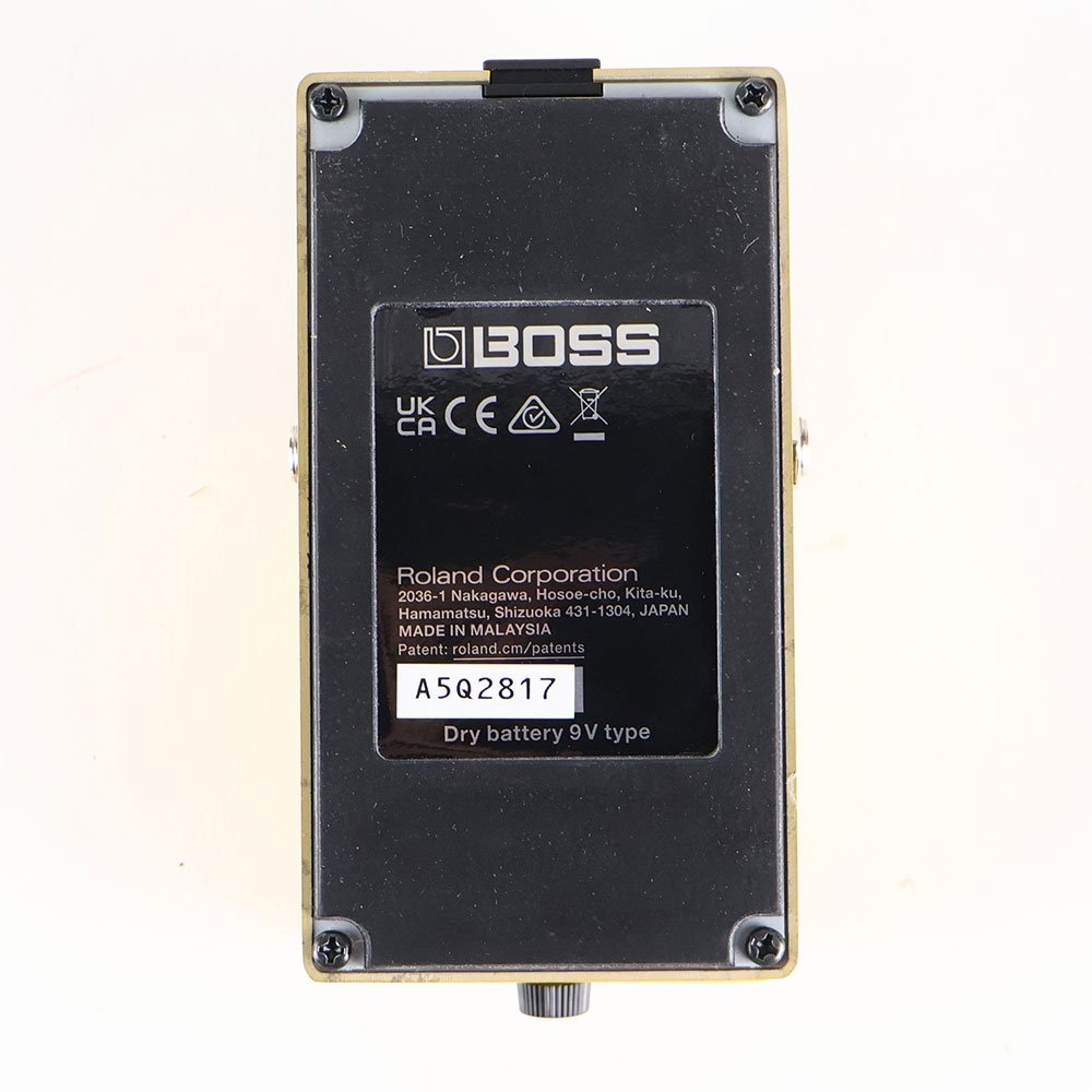 【中古】オーバードライブ ディストーション エフェクター BOSS OS-2 OverDrive Distortion ギターエフェクター 裏面