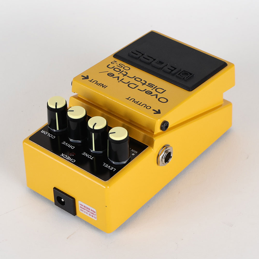 【中古】オーバードライブ ディストーション エフェクター BOSS OS-2 OverDrive Distortion ギターエフェクター 全体