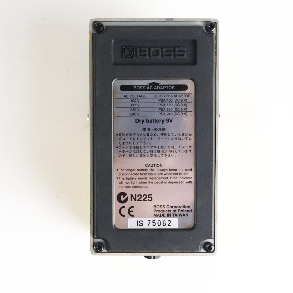 【中古】 ベースオーバードライブ エフェクター BOSS ODB-3 Bass OverDrive ベースエフェクター 裏面