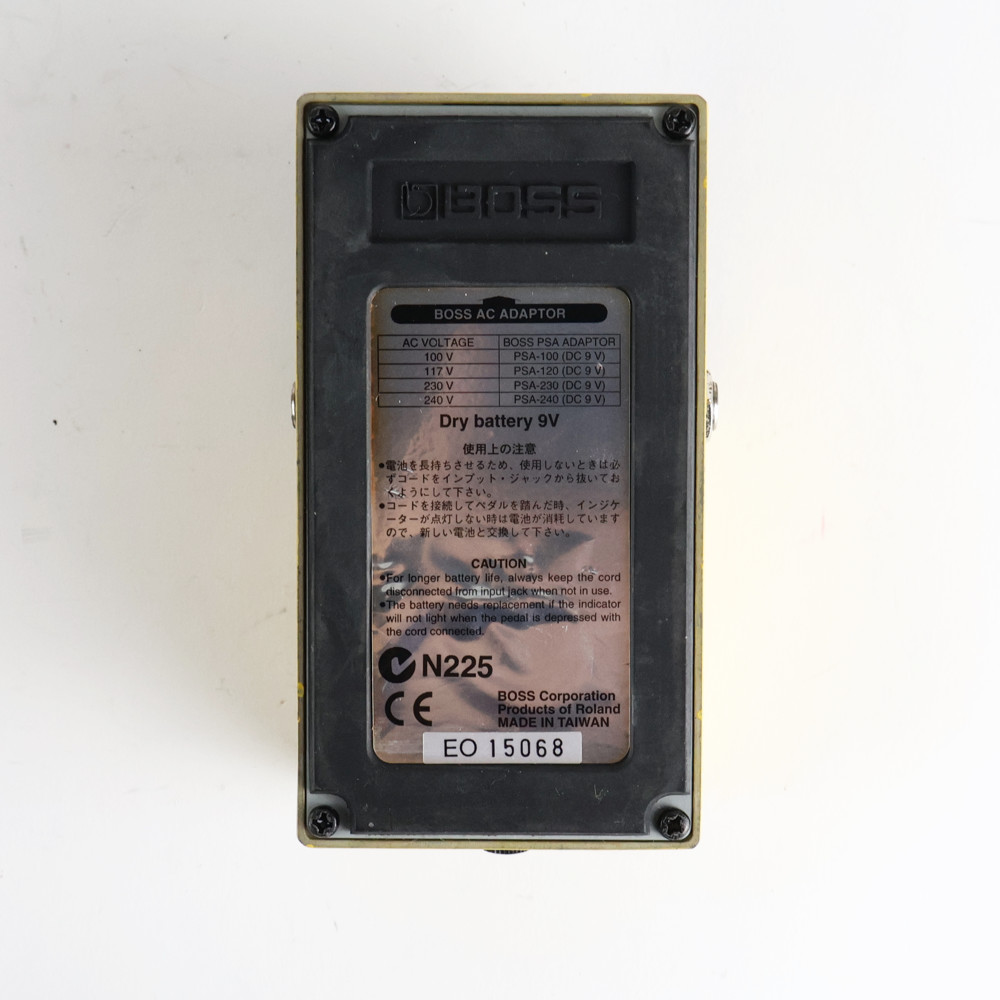 【中古】 ベースオーバードライブ エフェクター BOSS ODB-3 Bass OverDrive ベースエフェクター 裏面
