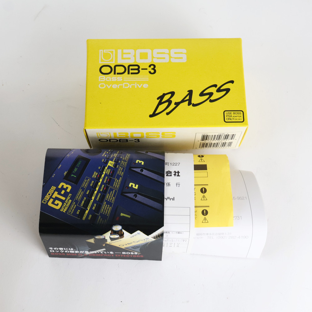 【中古】 ベースオーバードライブ エフェクター BOSS ODB-3 Bass OverDrive ベースエフェクター 付属品