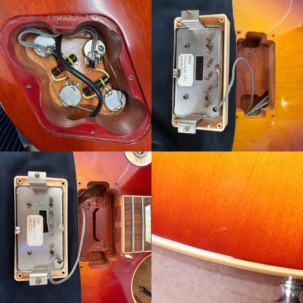 【中古】 エレキギター Gibson Custom Shop Historic Collection 1958 Les Paul Standard Reissue VOS 2012年製 プレーントップ ギブソン カスタムショップ レスポール ヒスコレ ピックアップ、傷