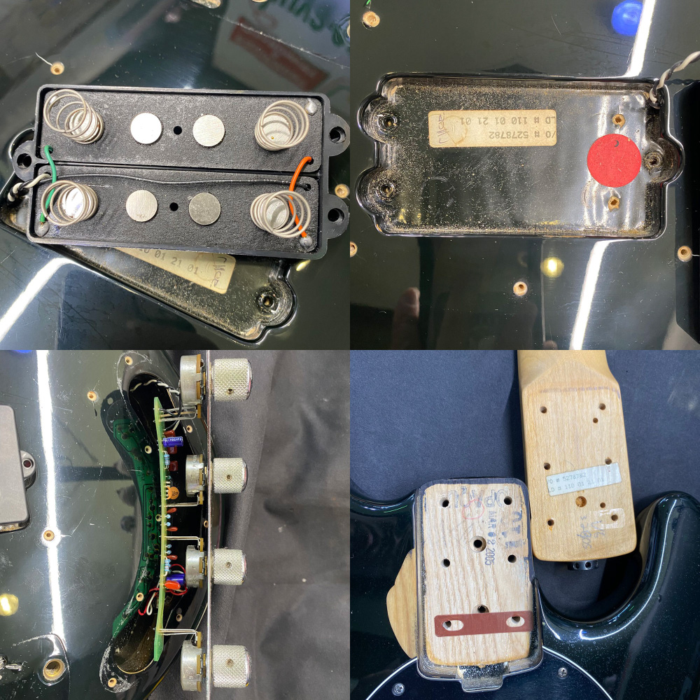 【中古】 MUSIC MAN ミュージックマン StingRay スティングレイ Black Matching Headstock 2005年製 マッチングヘッド仕様 エレキベース ピックアップ、ネック