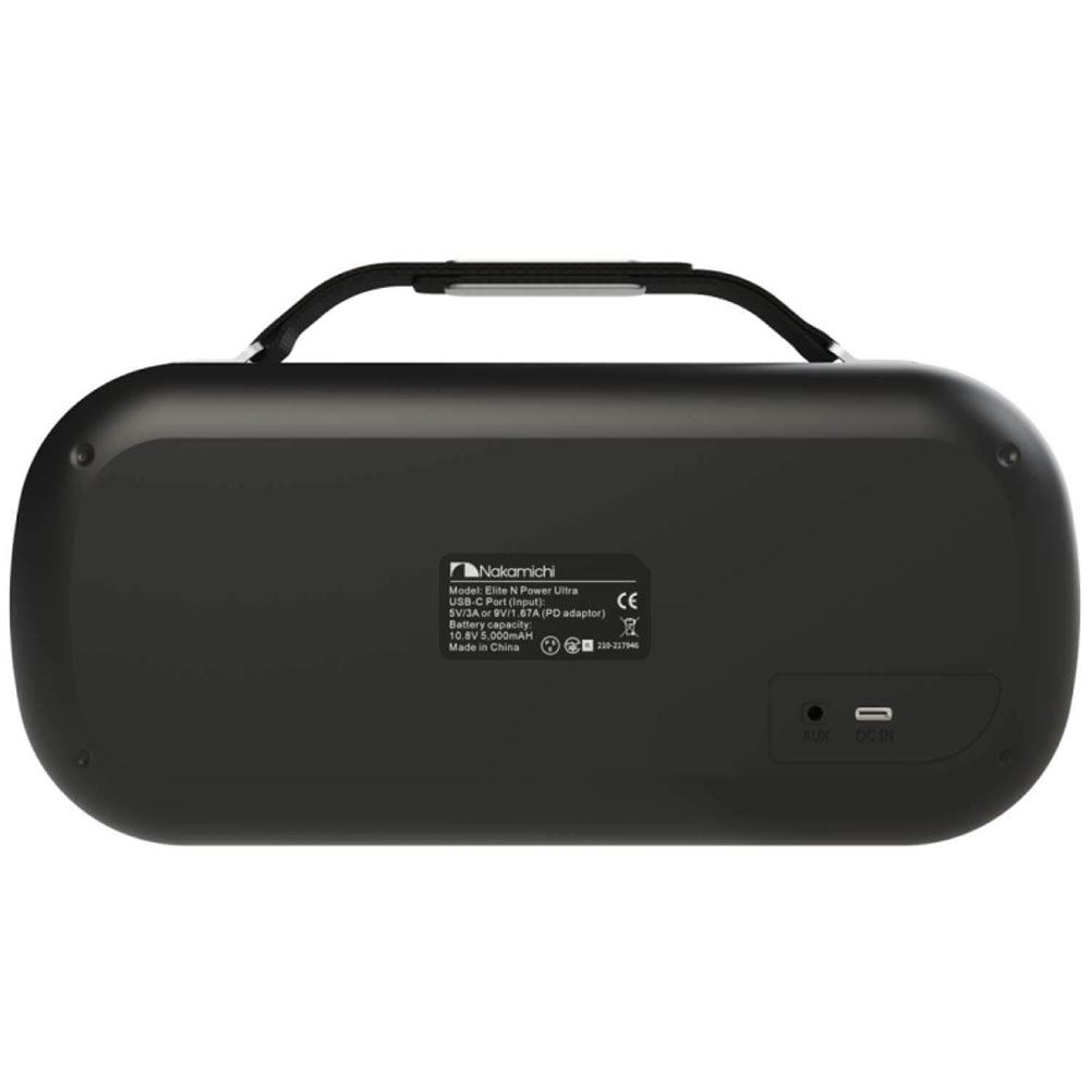 Nakamichi ナカミチ N-Power Ultra ポータブルBluetoothスピーカー 背面