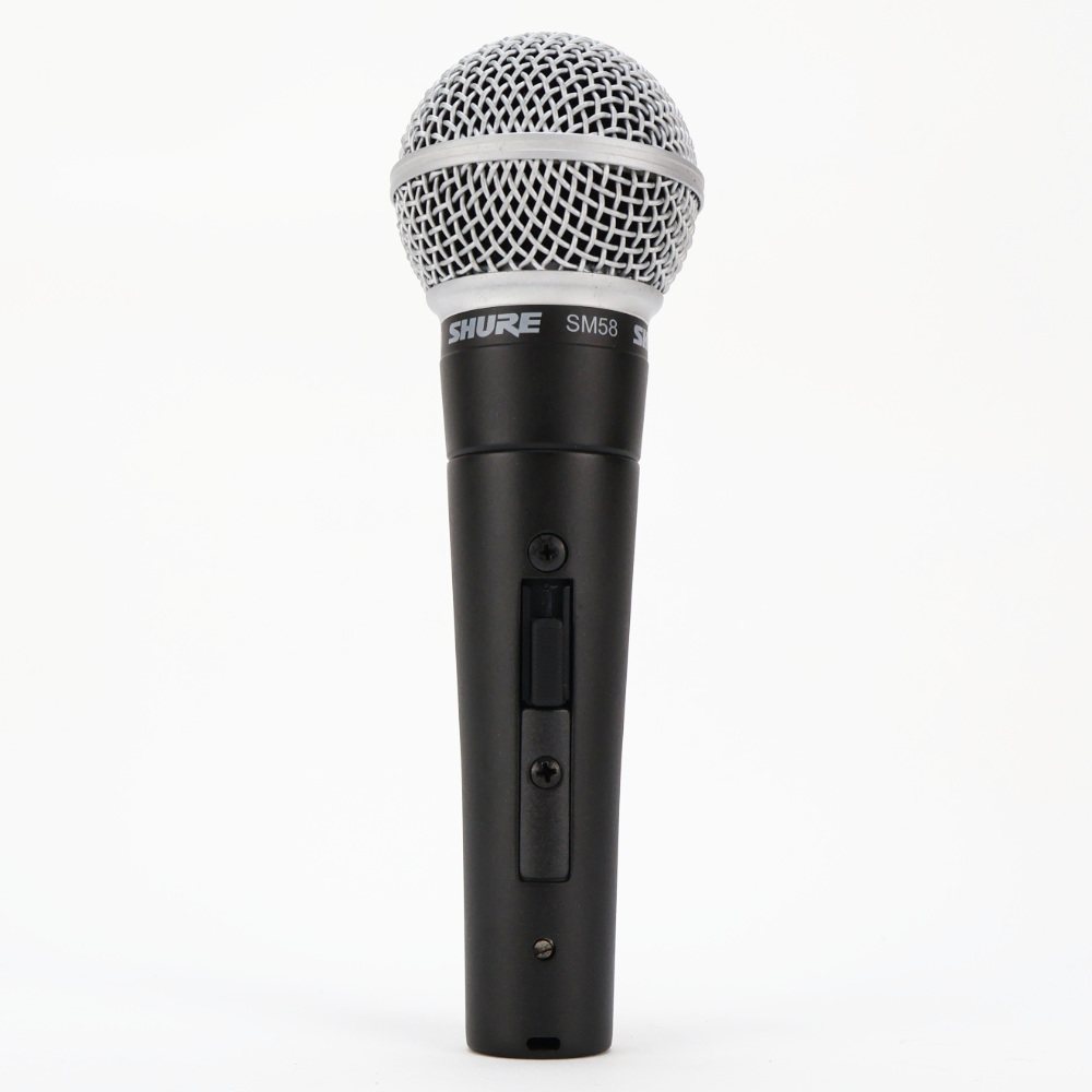 【中古】 マイク ダイナミックマイク SHURE SM58SE スイッチ付き シュアー 58 ゴッパ シュア 本体画像