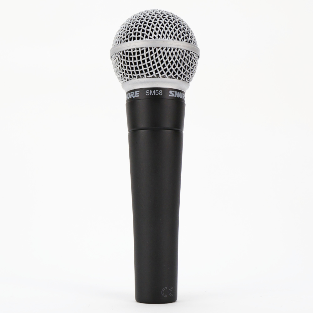 【中古】 マイク ダイナミックマイク SHURE SM58SE スイッチ付き シュアー 58 ゴッパ シュア 本体画像 裏