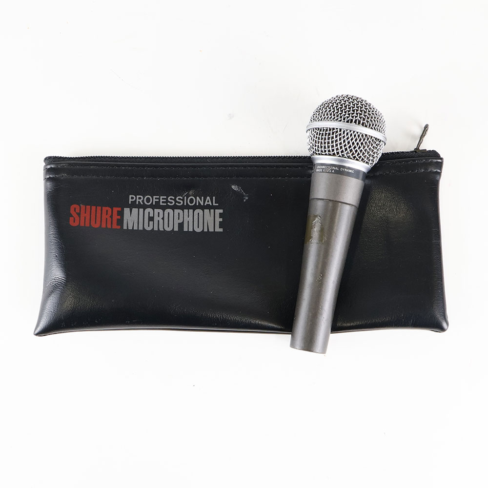 【中古】 マイク ダイナミックマイク ボーカル用 SHURE SM58 ポルシェロゴ Made in USA シュアー 58 ゴッパ シュア