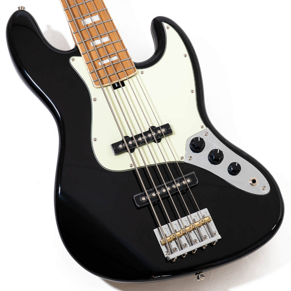 Sfida スフィーダ SJB-600 BK 5弦エレキベース ボディ斜めアングル画像