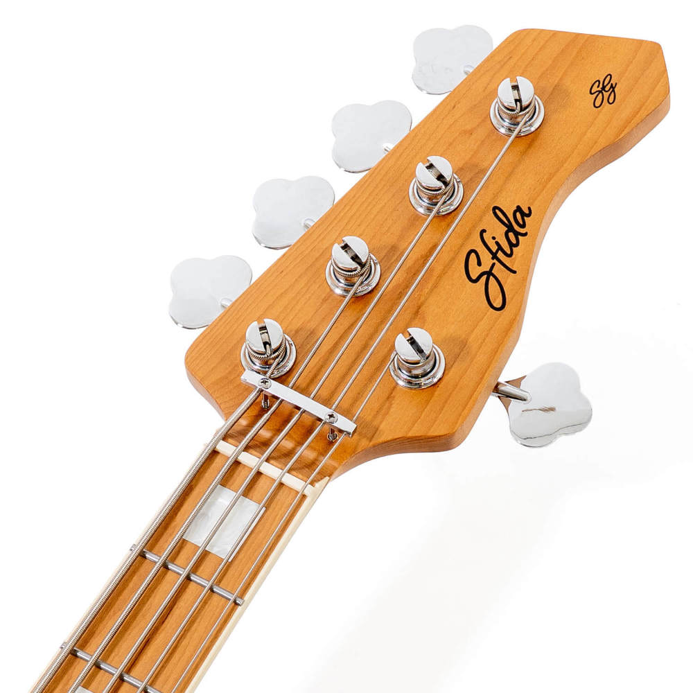 Sfida スフィーダ SJB-600 GV 5弦エレキベース ヘッド画像