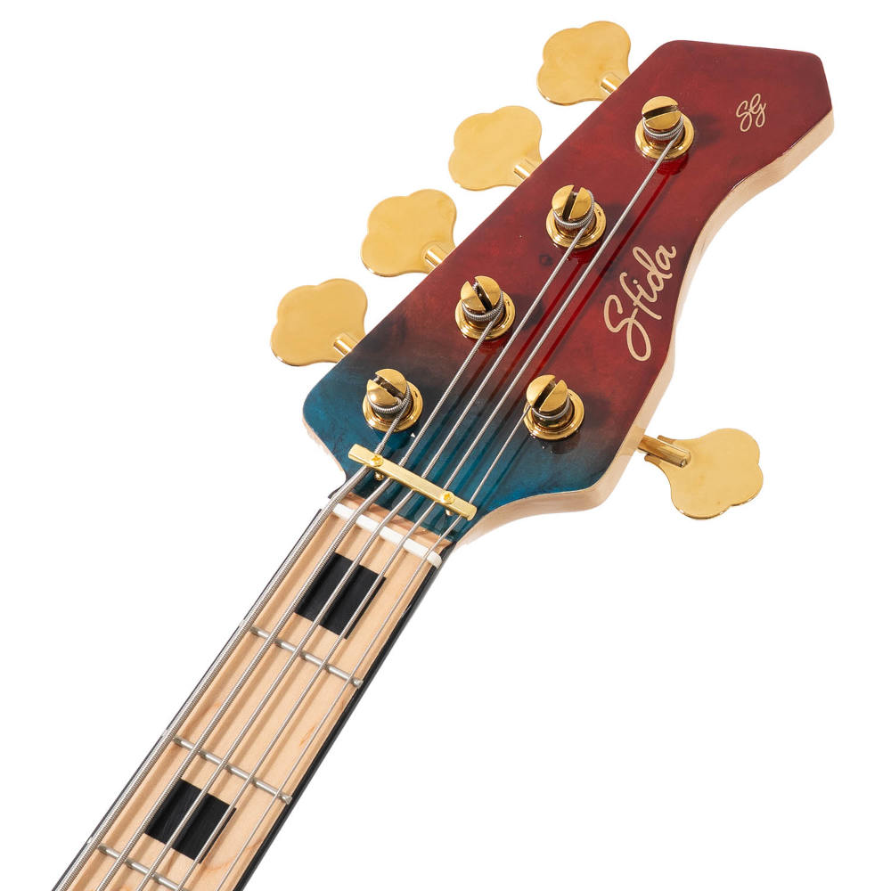 Sfida スフィーダ SJB-900BP GRD 5弦エレキベース ヘッド画像