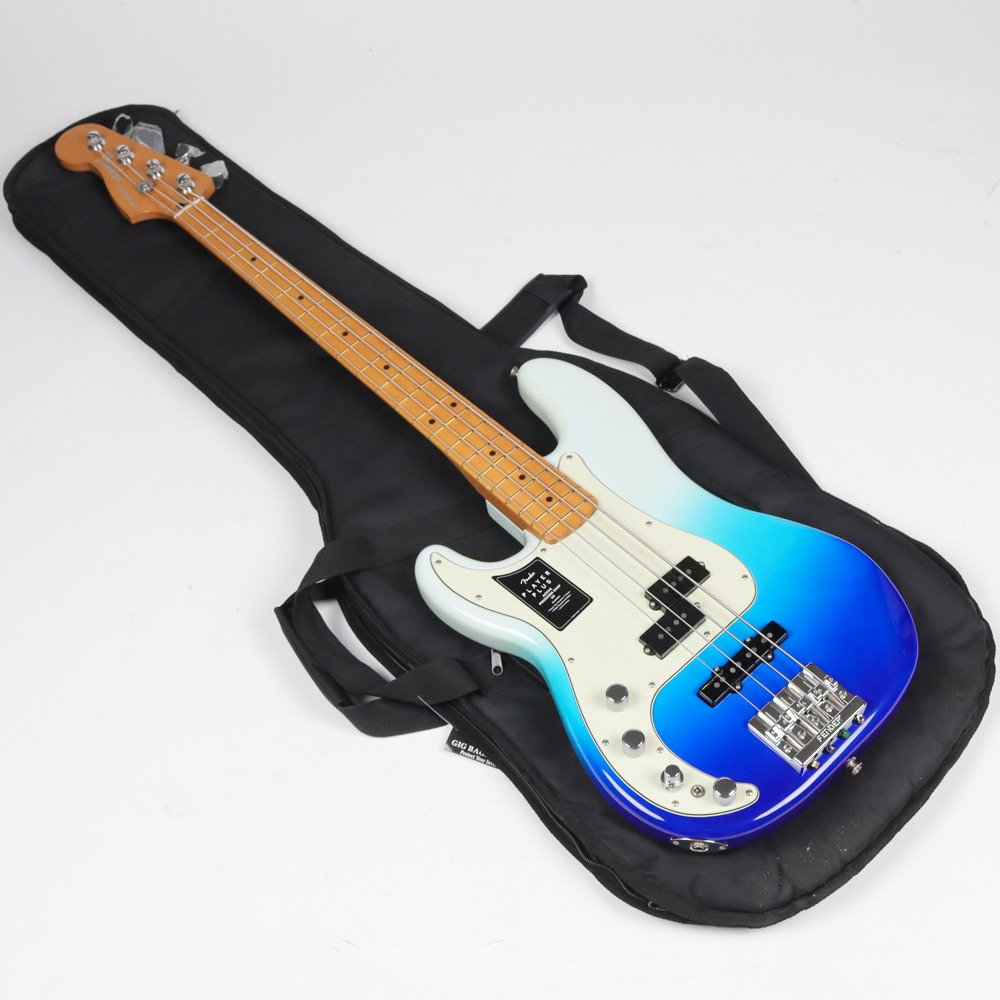 【中古】 エレキベース 左利き用 Fender Player Plus Active Precision Bass Left-Handed Maple Fingerboard Belair Blue 2022年製 Lefty フェンダー アクティブ プレシジョンベース