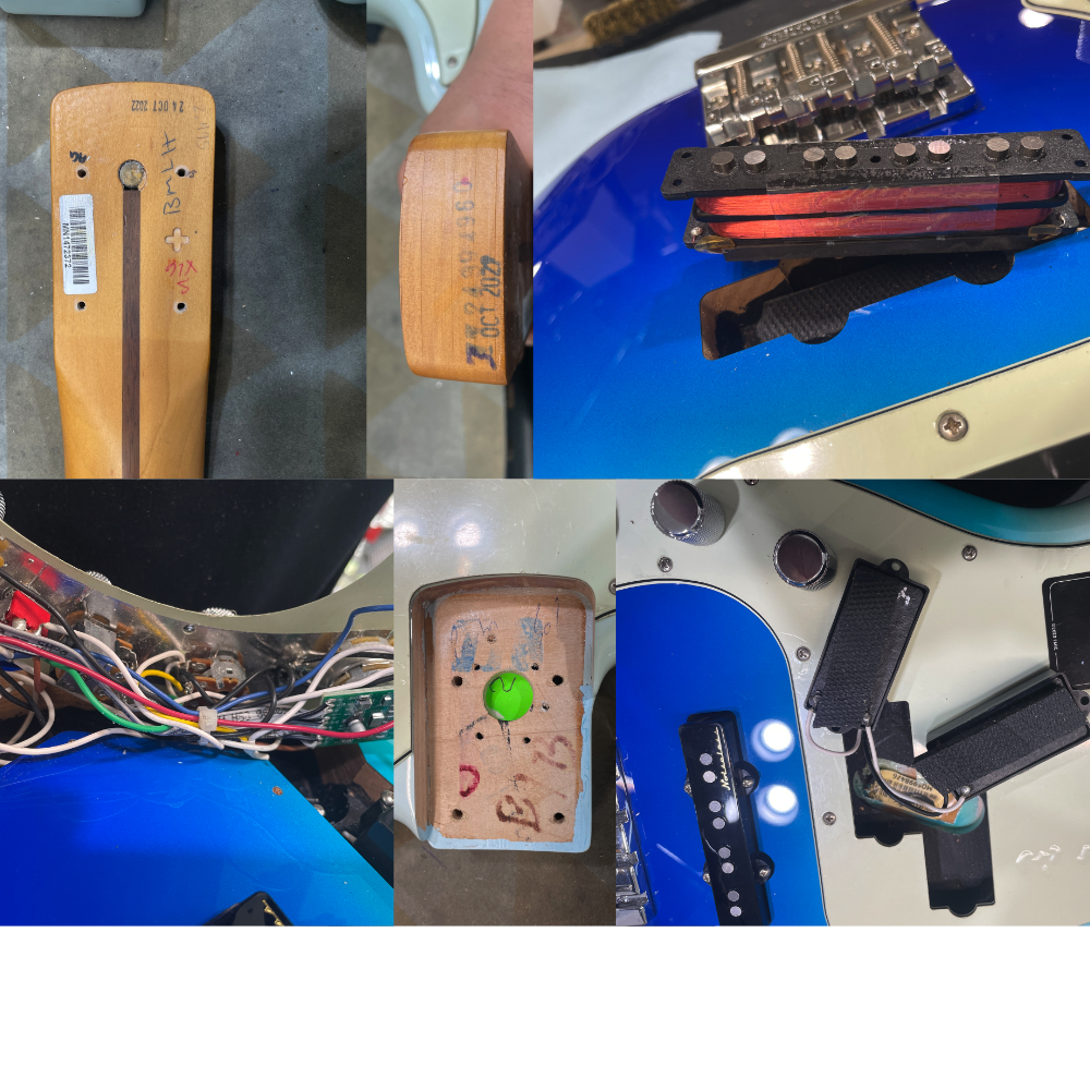 【中古】 エレキベース 左利き用 Fender Player Plus Active Precision Bass Left-Handed Maple Fingerboard Belair Blue 2022年製 Lefty フェンダー アクティブ プレシジョンベース ピックアップ
