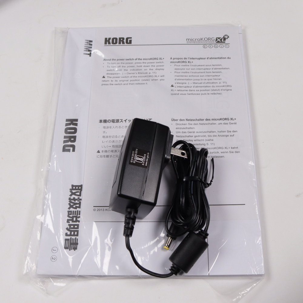 【中古】 KORG microKORG XL+ シンセサイザー ボコーダー 付属品