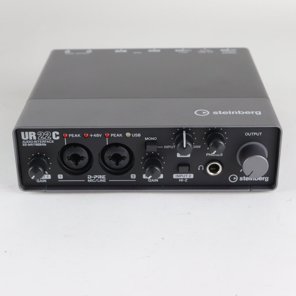 【中古】 オーディオインターフェイス Steinberg UR22C スタインバーグ USBオーディオインターフェース 側面