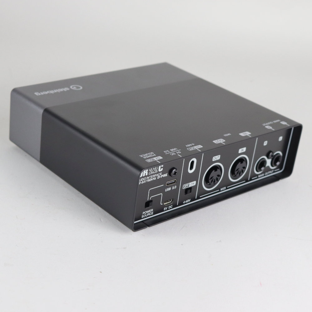 【中古】 オーディオインターフェイス Steinberg UR22C スタインバーグ USBオーディオインターフェース 側面
