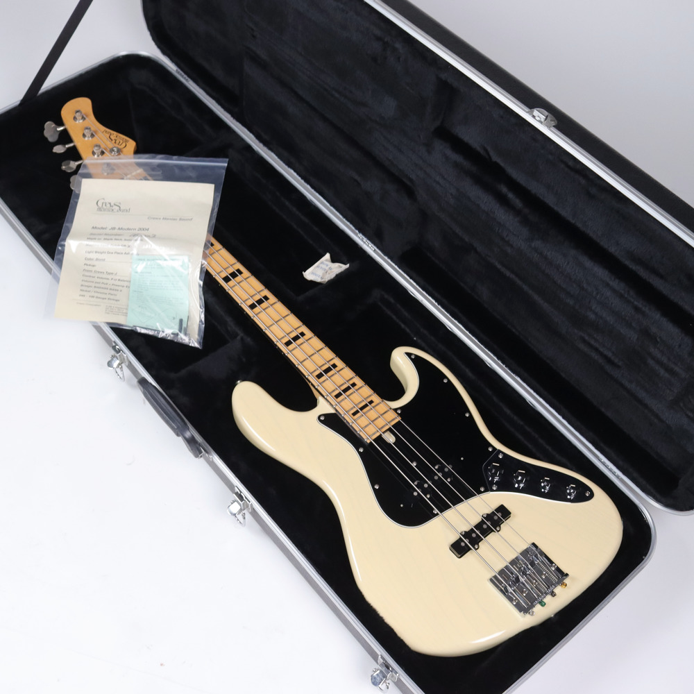 【中古】Crews Maniac Sound クルーズ マニアックサウンド JB-Modern 2004 Blond エレキベース ケース