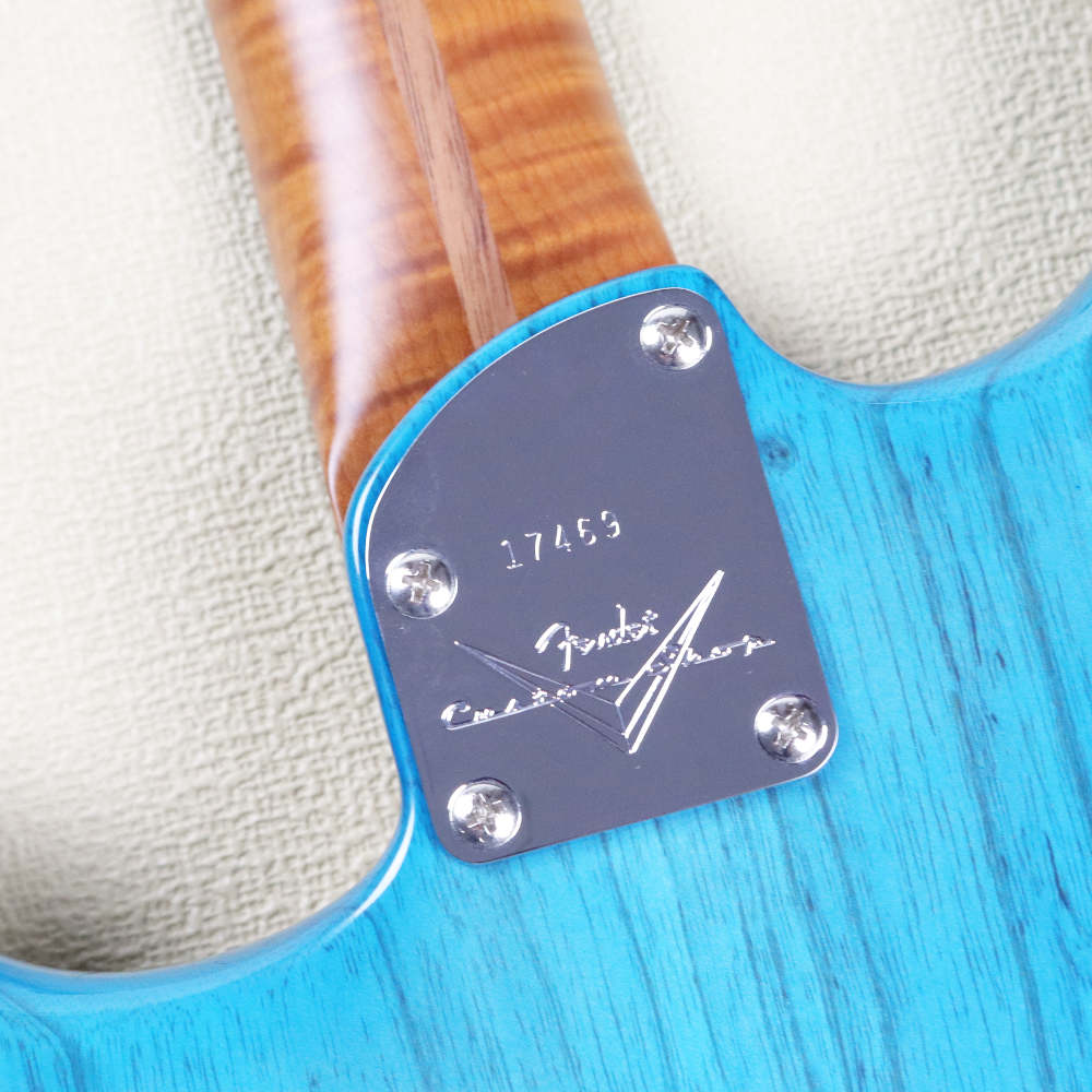 【中古】 エレキギター Fender Custom Shop MBS Custom Quilted Maple Stratocaster Caribbeane Blue Burst by Austin Macnutt 2025年製 ネックプレート
