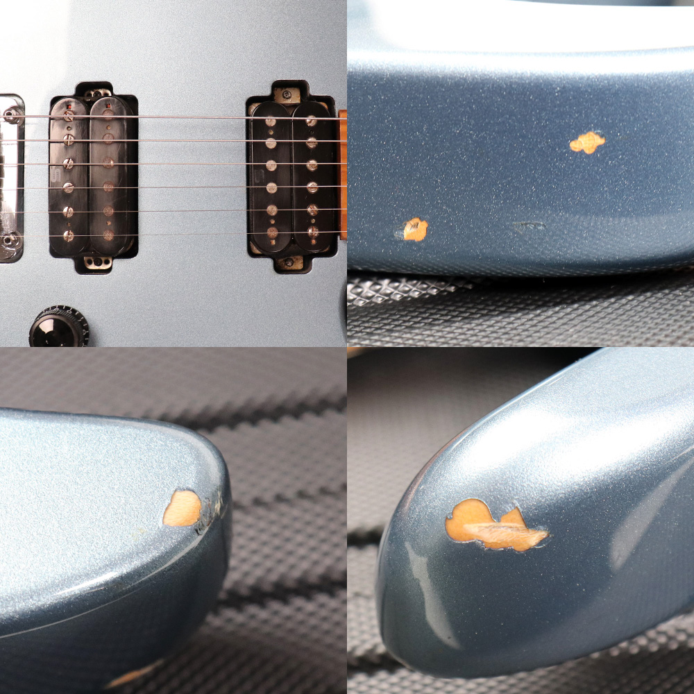 【中古】 エレキギター IBANEZ AZ2402-ICM Prestige Ice Blue Metallic 2022年製 アイバニーズ AZ 日本製 イバニーズ 傷、サビ