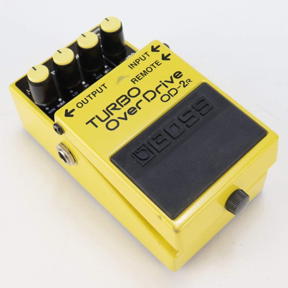 【中古】 オーバードライブ エフェクター BOSS OD-2R TURBO Over Drive ギターエフェクター ターボ オーバードライブ 本体画像 斜め 2