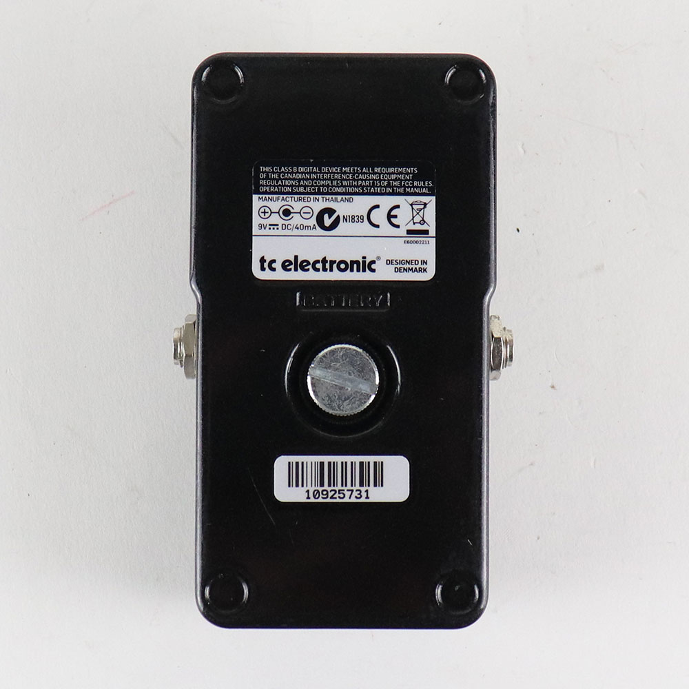 【中古】 ディストーション tc electronic Dark Matter Distortion ギターエフェクター 裏面