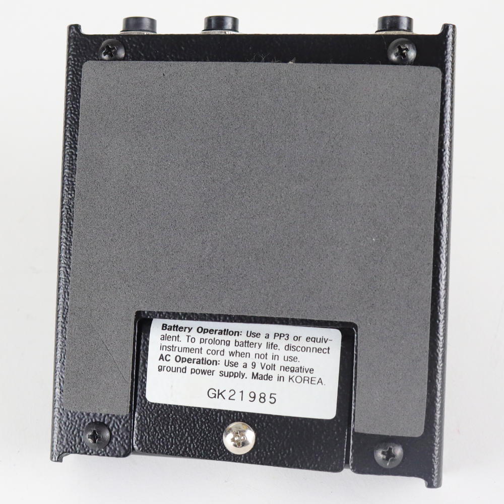 【中古】 ディストーション Marshall The Guv’nor made in KOREA マーシャル ガバナー 本体画像 裏